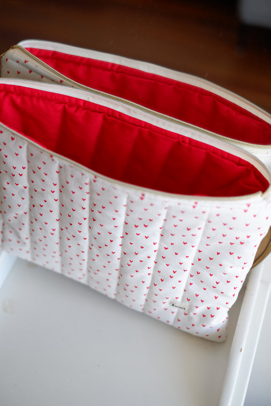 Red Hearts Laptop & Ipad Sleeve