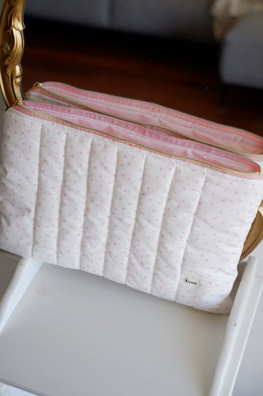 Pink Hearts Laptop & Ipad Sleeve