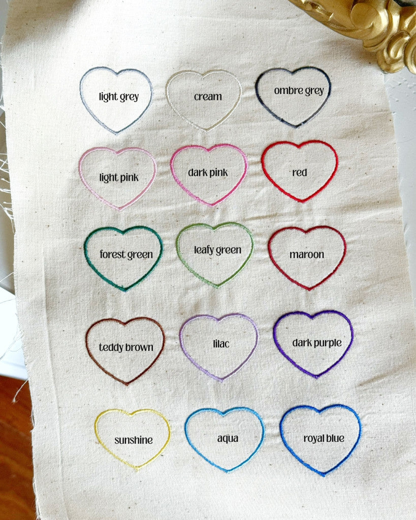 Initials Embroidery