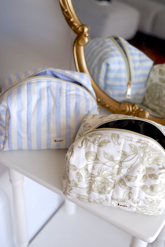 Blue Stripes Carry All Pouch Classic Size
