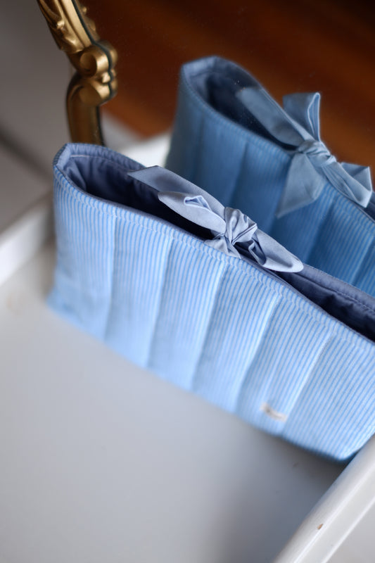 Blue Stripes Book Sleeve