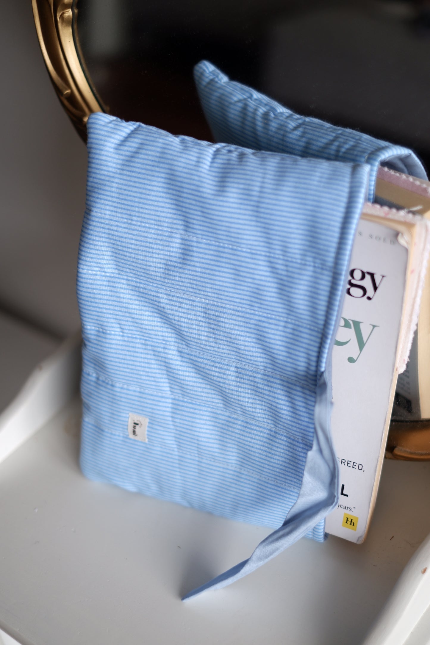 Blue Stripes Book Sleeve