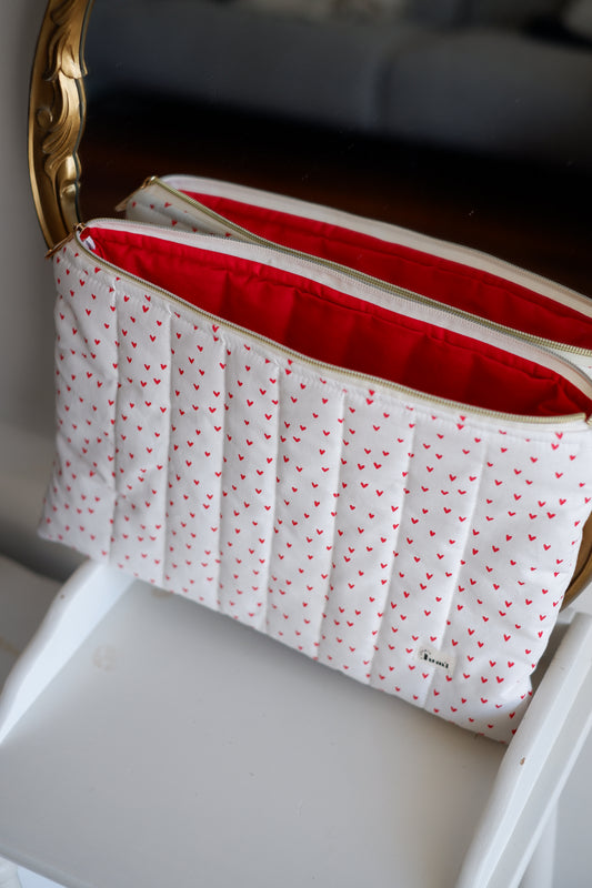 Red Hearts Laptop & Ipad Sleeve