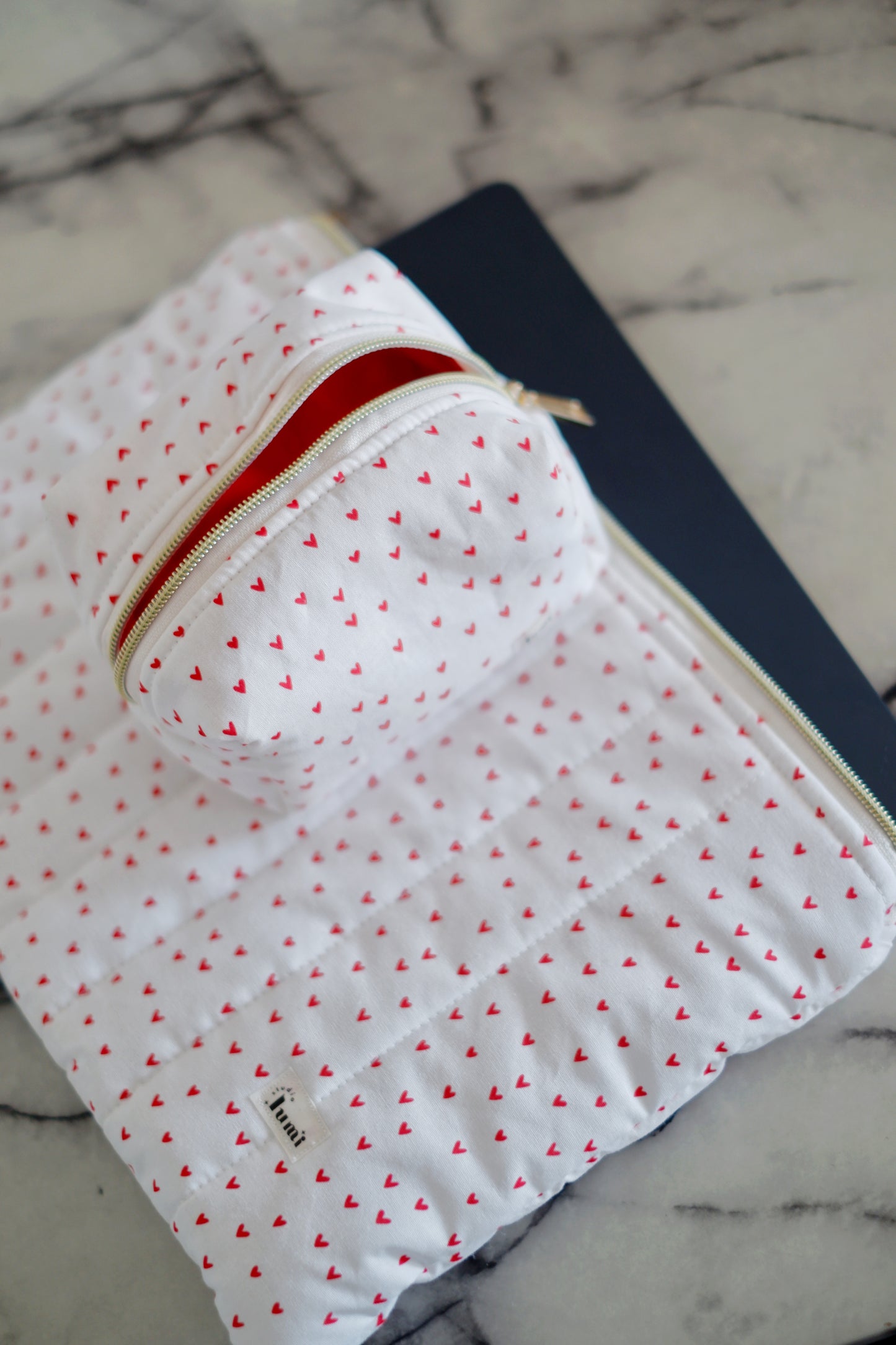Red Hearts Laptop & Ipad Sleeve