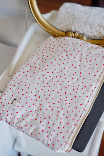 Red Hearts Laptop & Ipad Sleeve