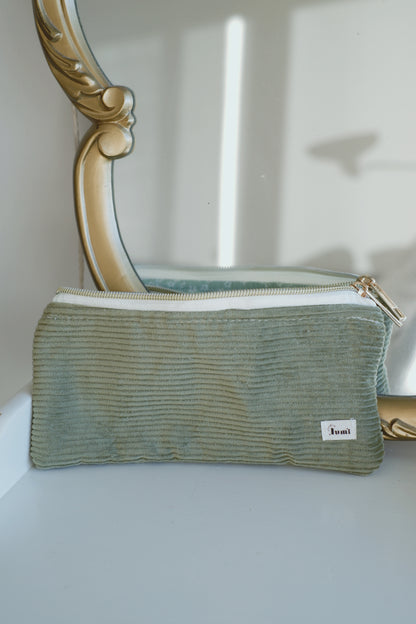Green Flowers Pencil Case