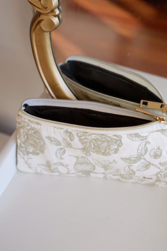 Green Paisley Pencil Case