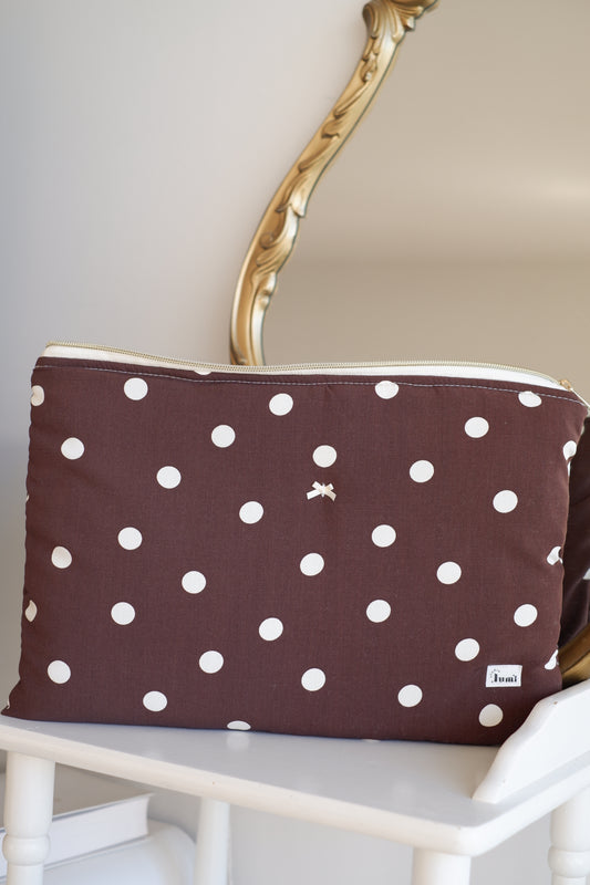 Chocolate Dots Laptop & Ipad Sleeve