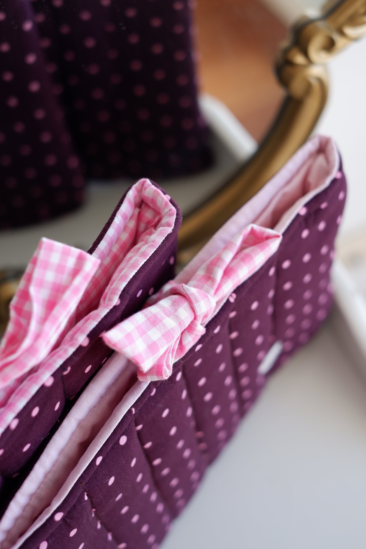 Pink Polkadots Book Sleeve