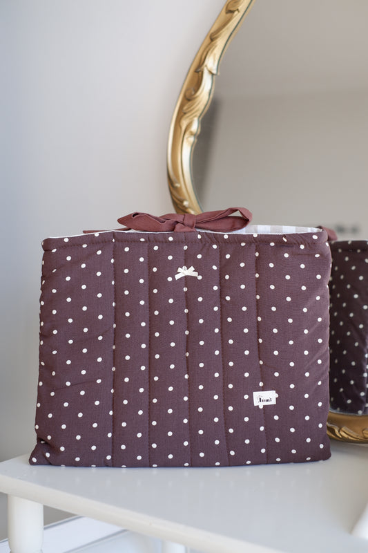 Browns Polkadots Book Sleeve