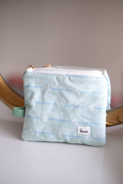 Green Victorian Keychain Wallet