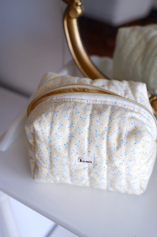 Butter Yellow Flowers Carry All Pouch Classic Size
