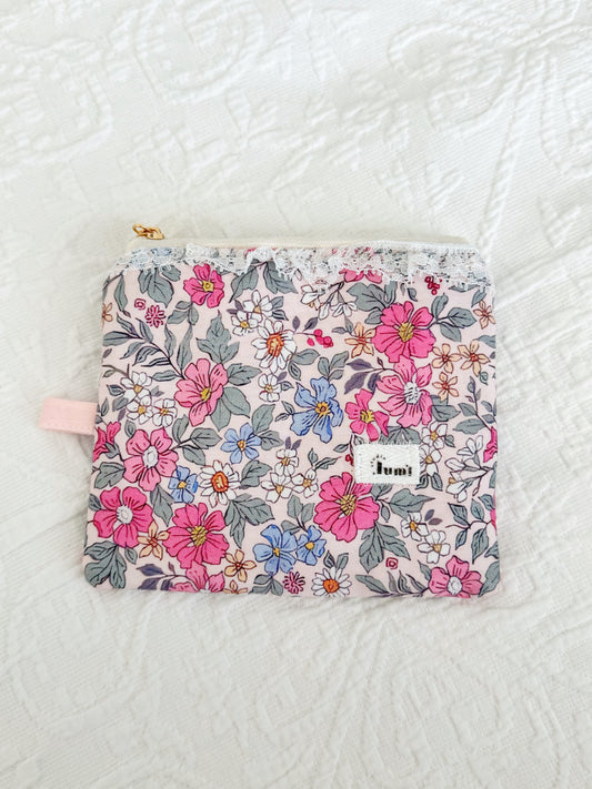 Colourful Daisies Keychain Wallet