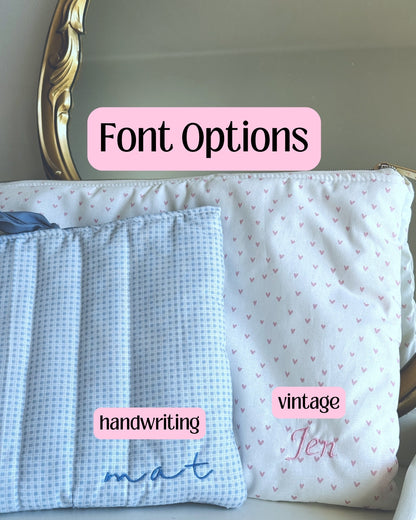 Initials Embroidery