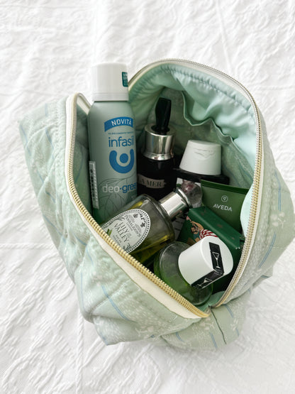 Green Victorian Carry All Pouch Deluxe Size