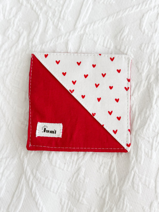 Red Hearts Corner Bookmark