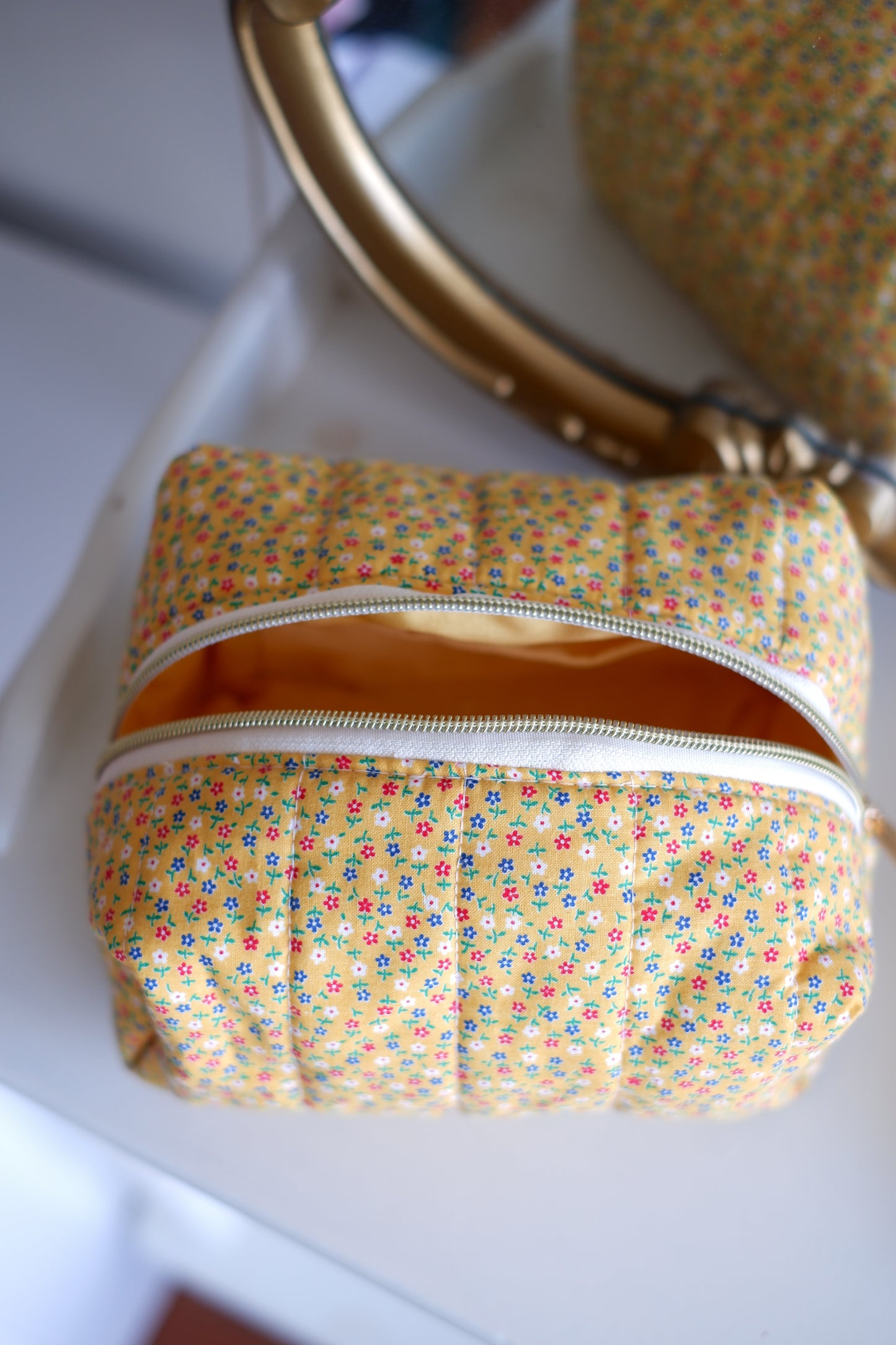 Yellow Cherries Carry All Pouch Classic Size