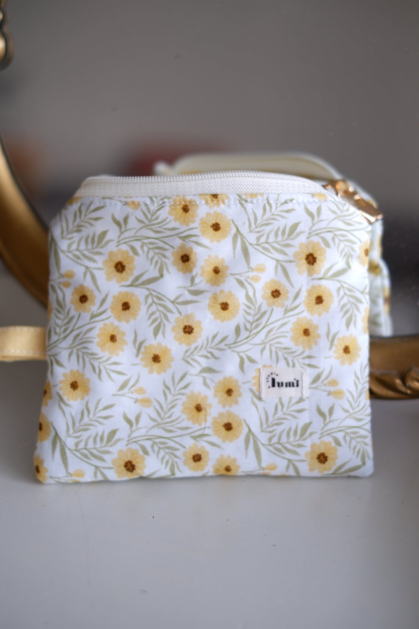Yellow Sunflowers Keychain Wallet