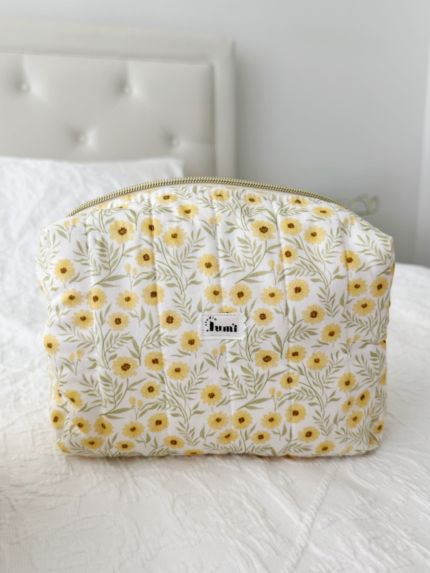 Yellow Sunflowers Carry All Pouch Deluxe Size